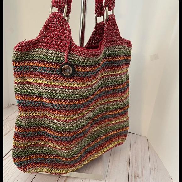 The Sak crochet purse multicolor shoulder bag - Picture 5 of 5